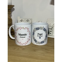 Duo mugs papi mamie